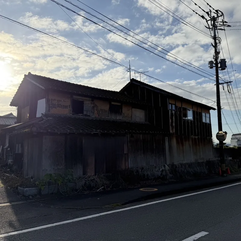 古家（木造2階建て）解体工事の施工前